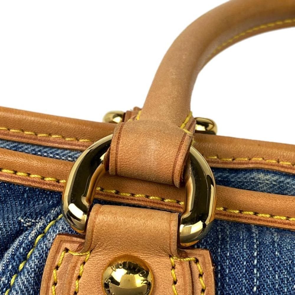 Neocavy MM Shoulder Indigo 2 Way Monogram Denim Blue - Picture 8 of 12